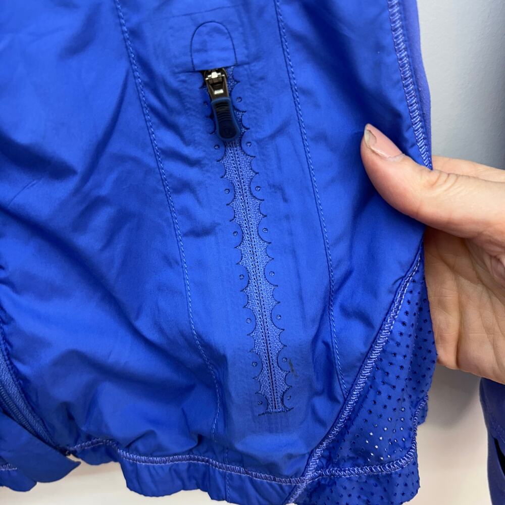 Lululemon Blue Lightweight Full Zip Up Jacket 2 Activewear Running Workout - Picture 5 of 9